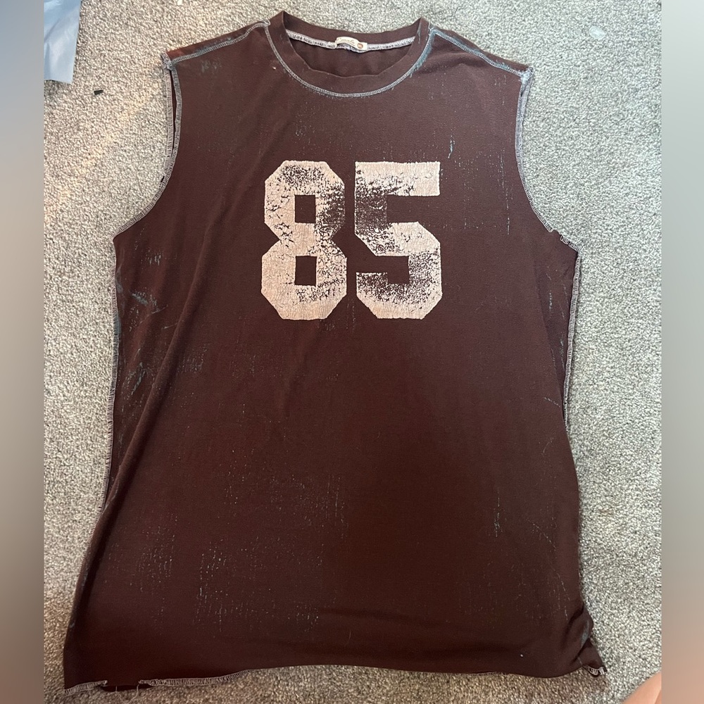 Men’s brown vintage Tank top